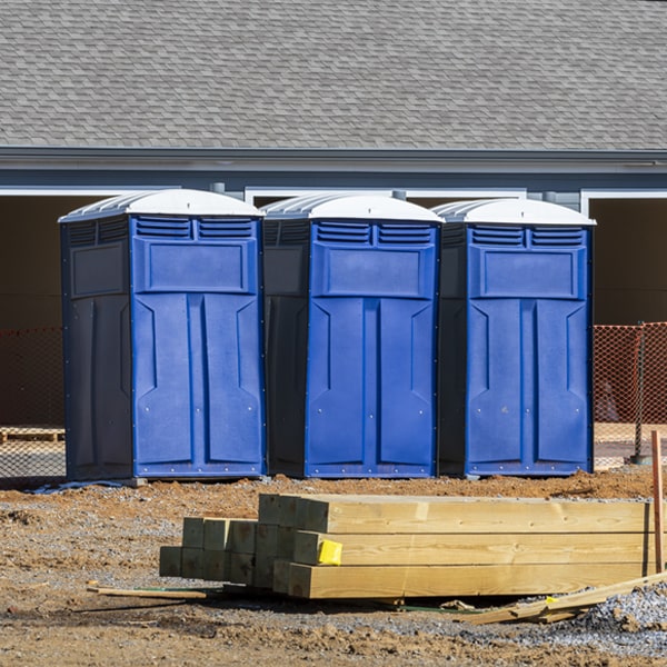 how can i report damages or issues with the portable restrooms during my rental period in Manistee Michigan